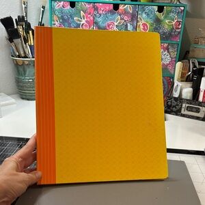 Studio Vibrant Yellow and Orange Folder
